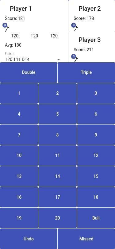 DartsTrainer screenshot
