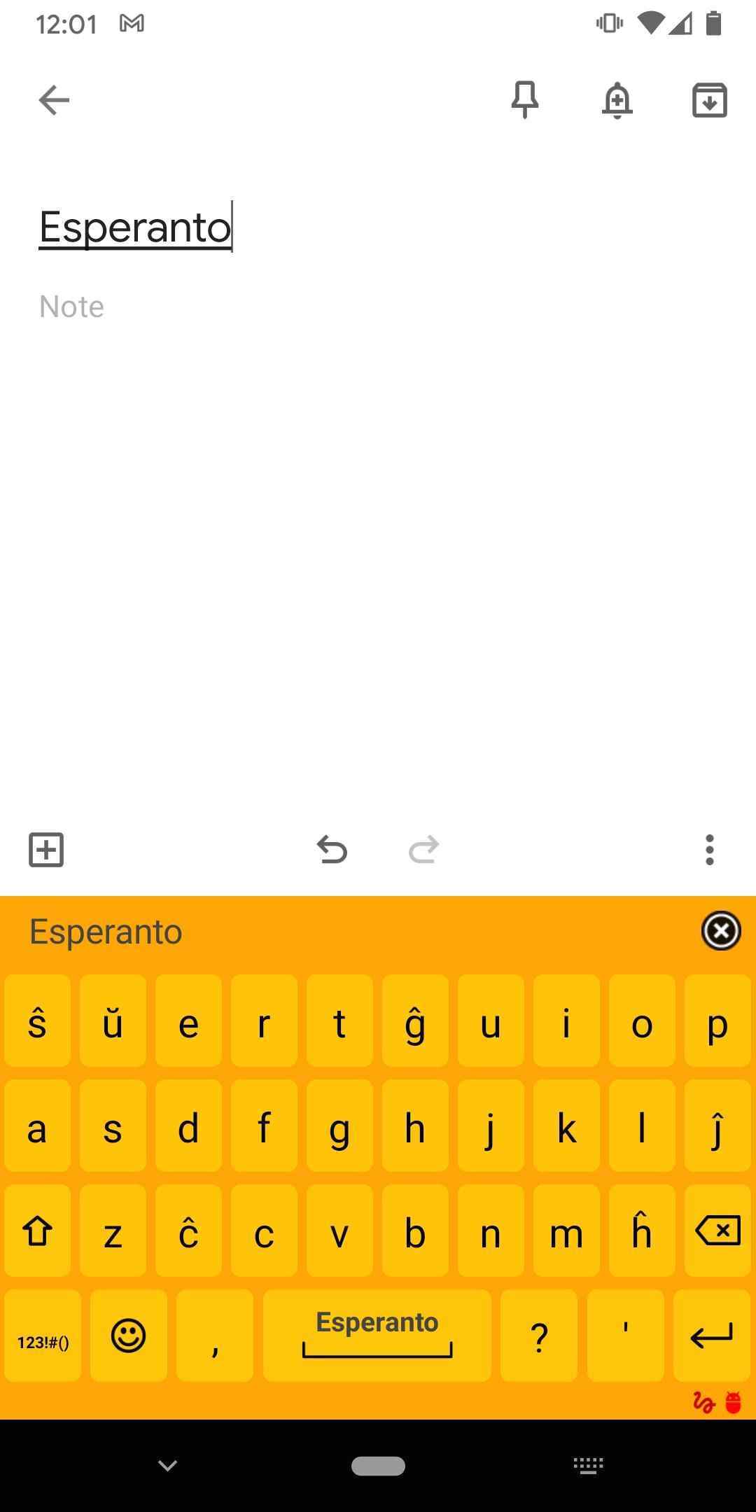 Italian for AnySoftKeyboard screenshot