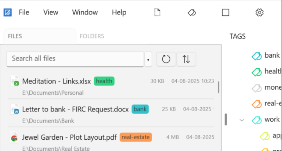 Filezo screenshot