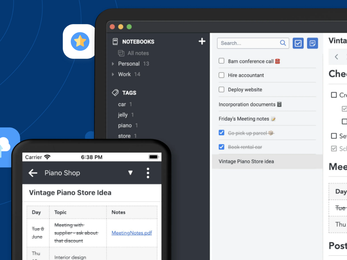 ThoughtKeeper screenshot