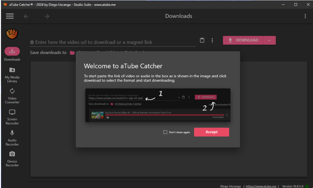 aTube Catcher screenshot