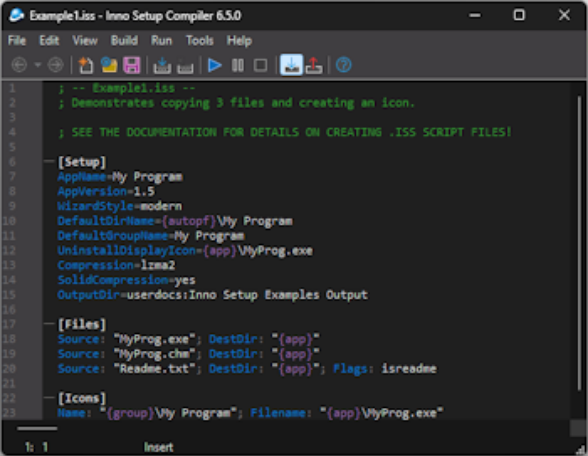 Windows Installer Builder screenshot