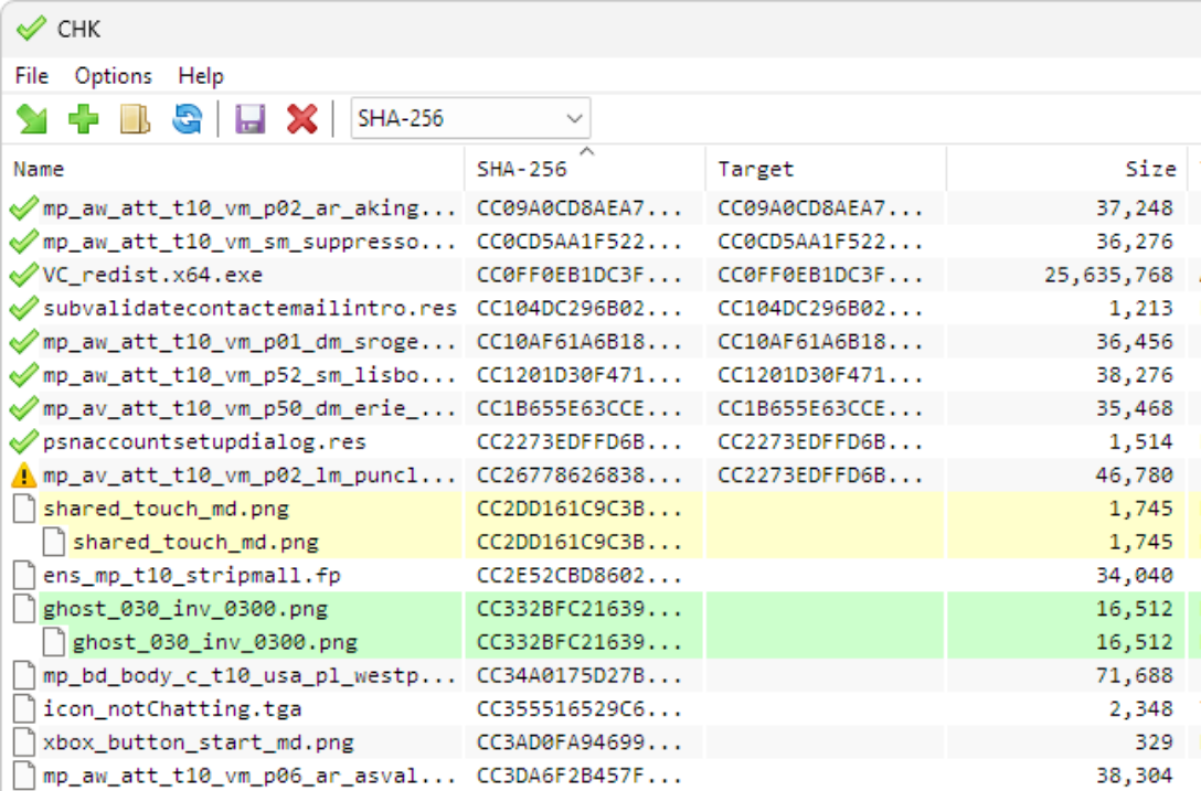 File Verifier Pro screenshot
