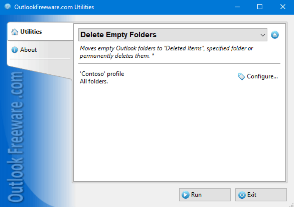 Delete Empty Folders screenshot
