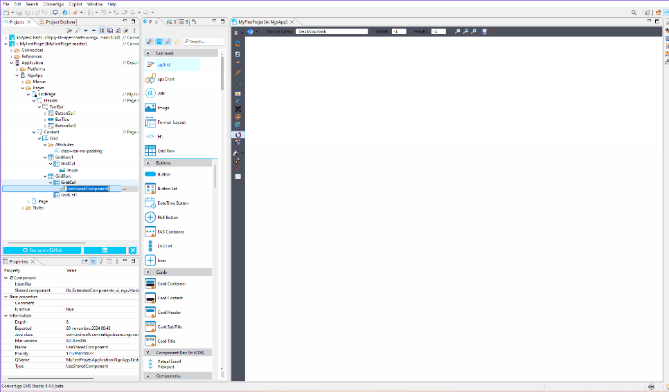 Convertigo Studio screenshot