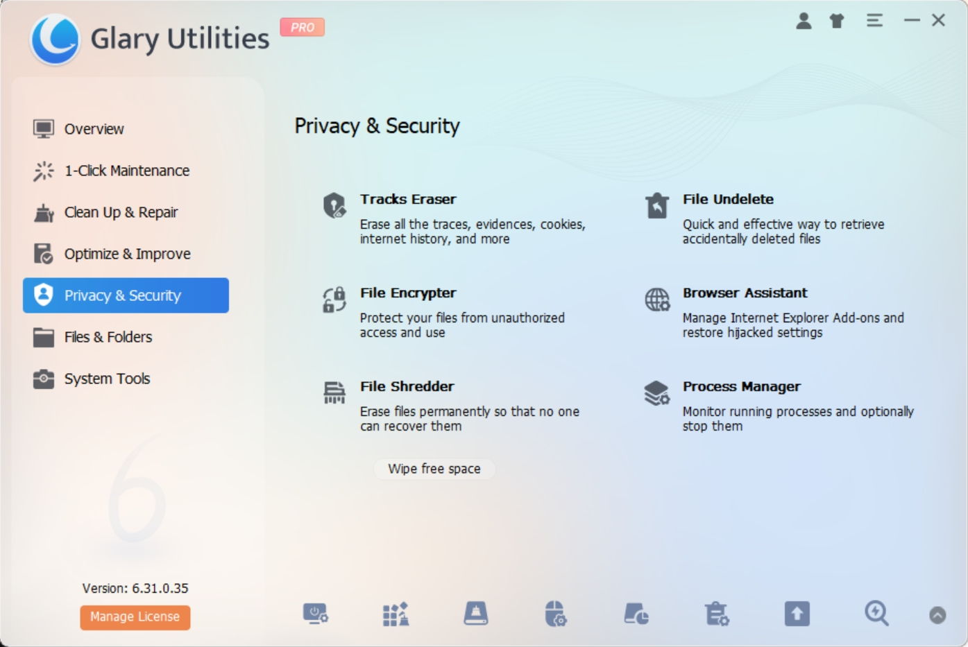 System Clean Pro screenshot