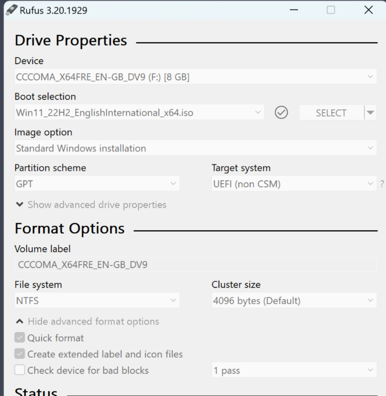 BootDrive Creator screenshot