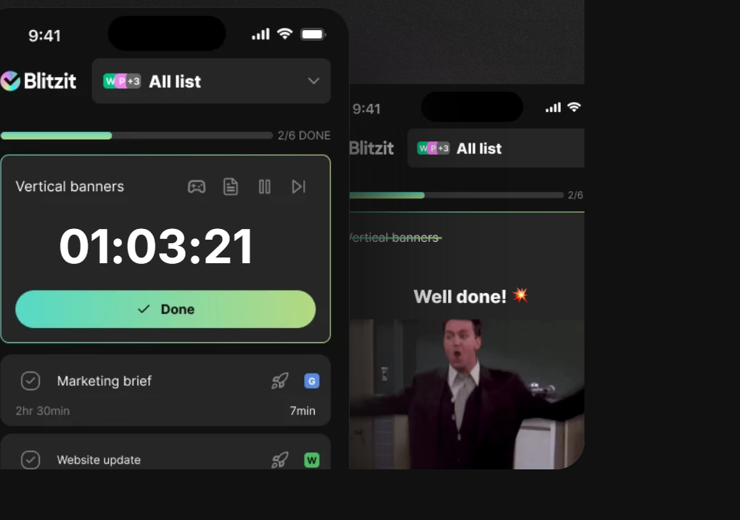Blitzit screenshot
