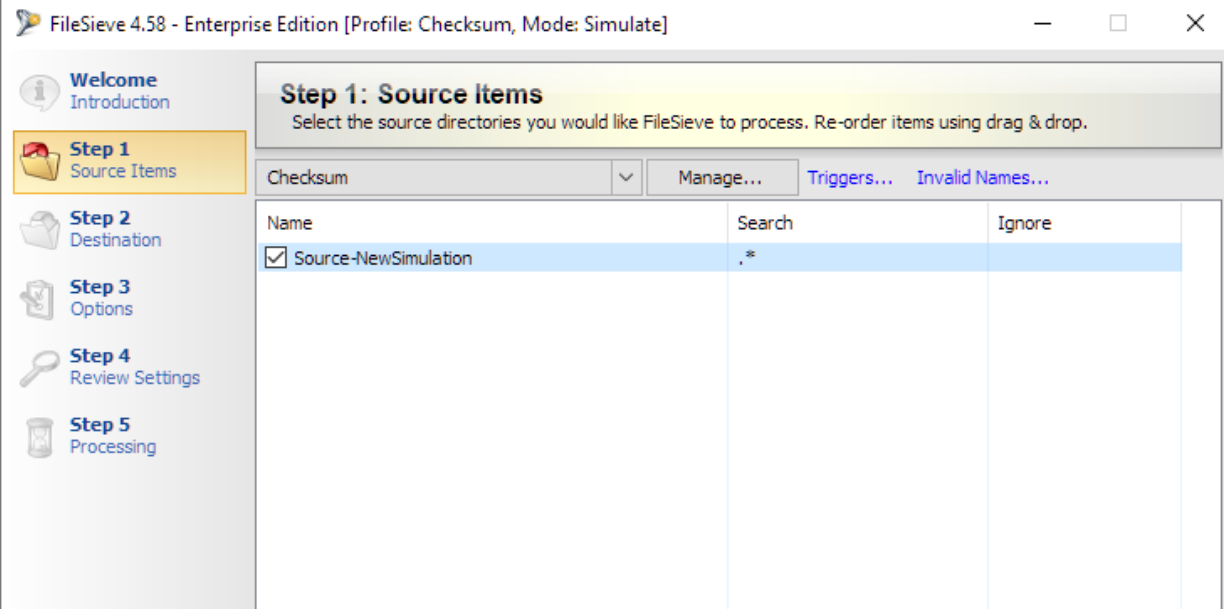 FileSieve screenshot