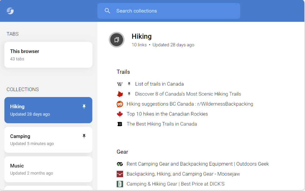 Session Buddy screenshot