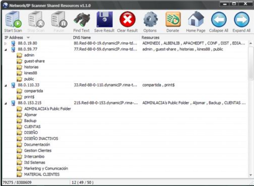 Network Share Finder screenshot