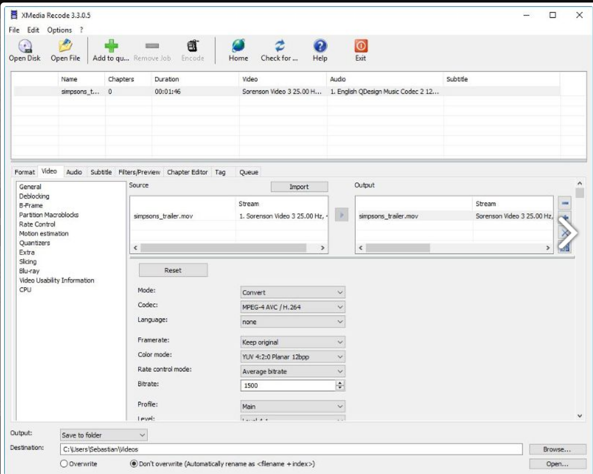 Universal Media Converter screenshot