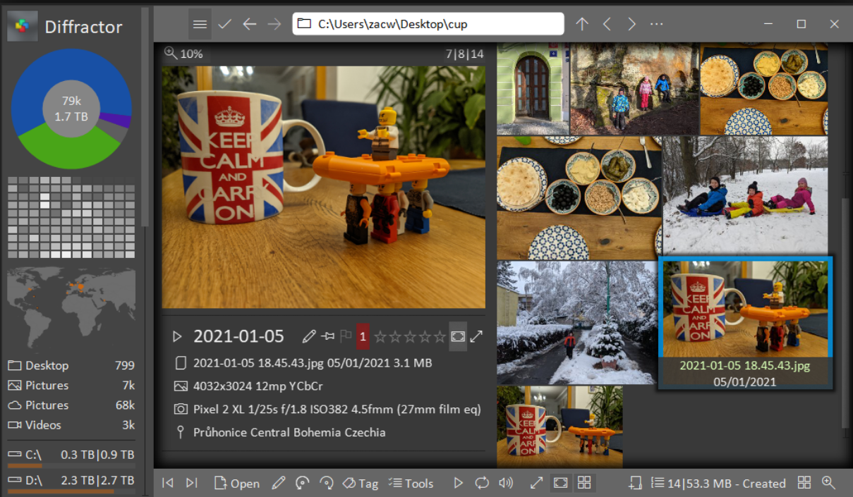 Diffractor screenshot