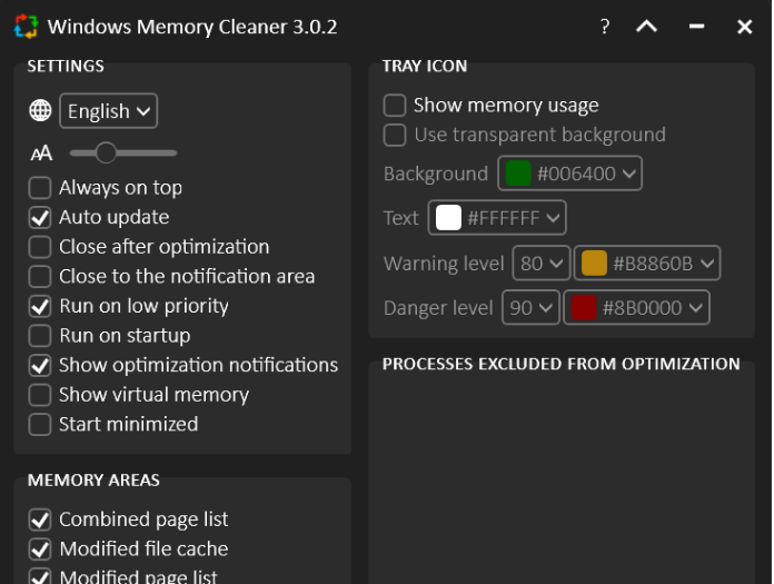 Memory Optimizer Pro screenshot