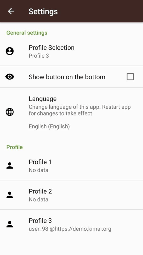 Kimai TimeTracker screenshot