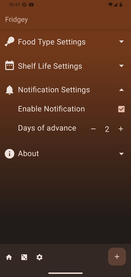 Fridgey screenshot